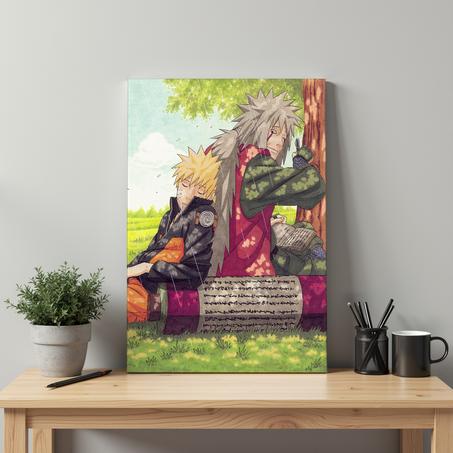 Tableau Décoratif - Jiraiya & Naruto