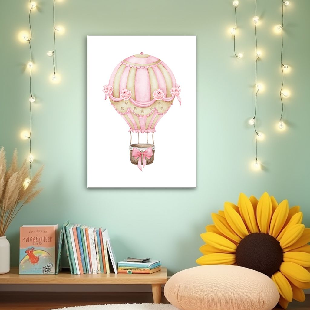 Pink Hot Air Balloon