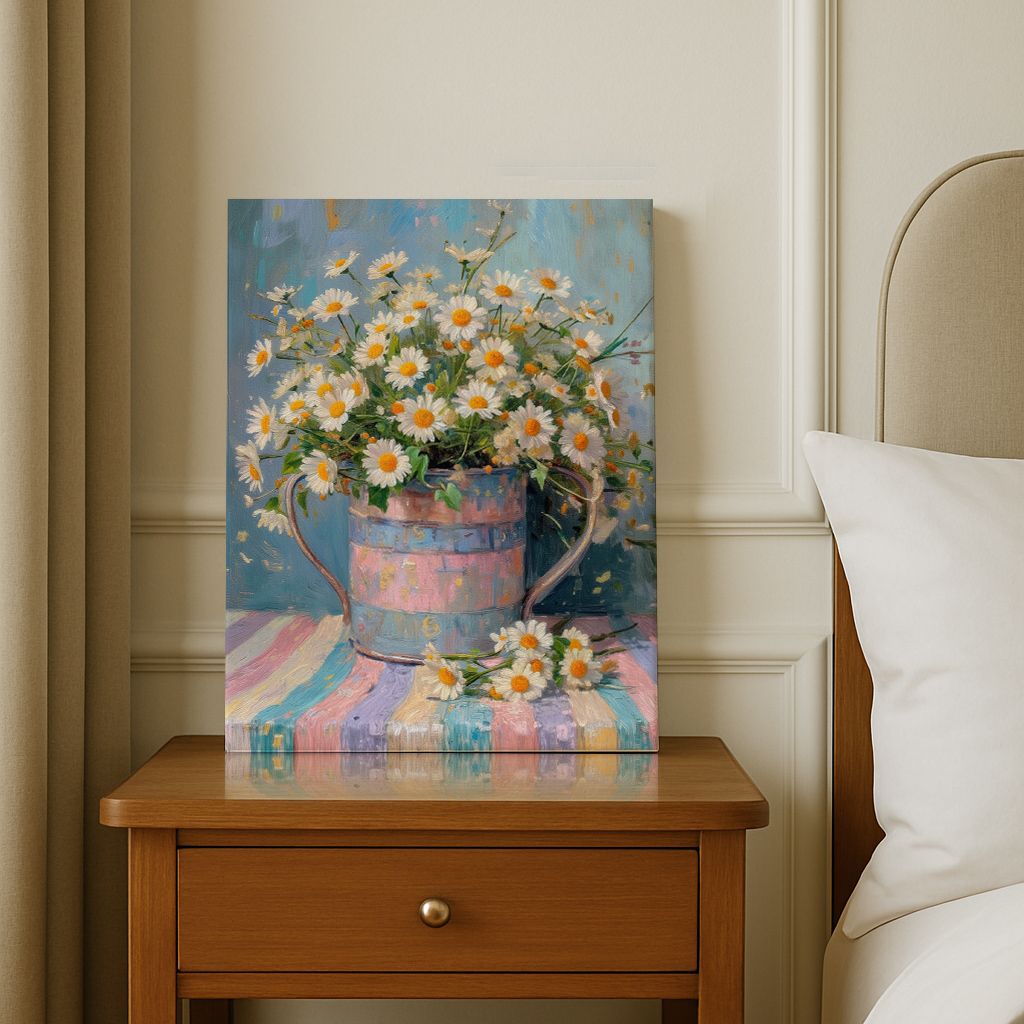 Seau de marguerites