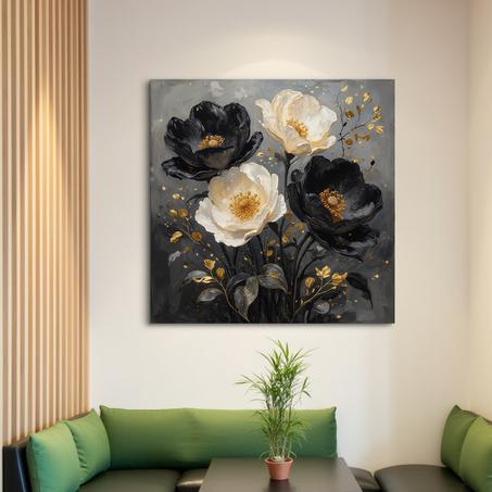 Monochrome Florale