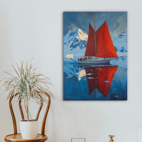 à l'Antarctique