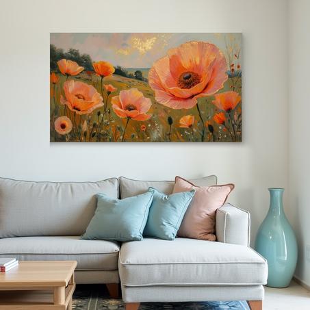 Pavots Corail