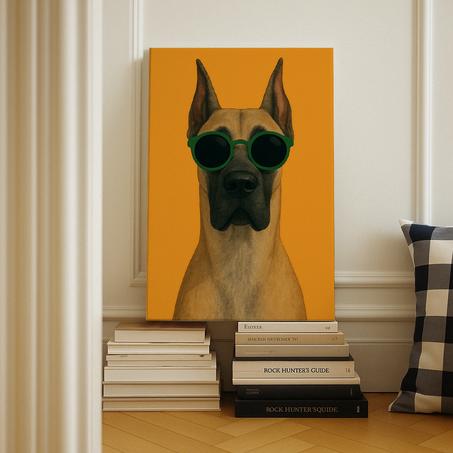 Danois à lunettes
