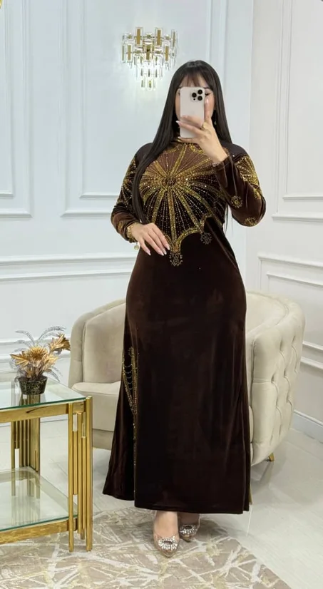 👑جبة قطيفة رويال 450غ بلمسة ملكية