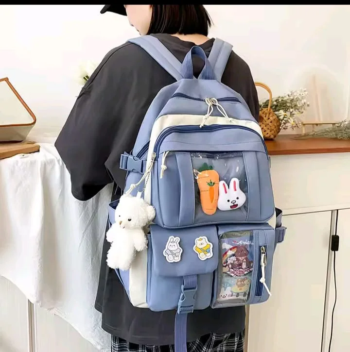 حقيبة لولي ستايل-5قطع في طقم واحد +  نونوس هدية+تخفيضات 24ساعة سارعو قيل نفاذ الكمية