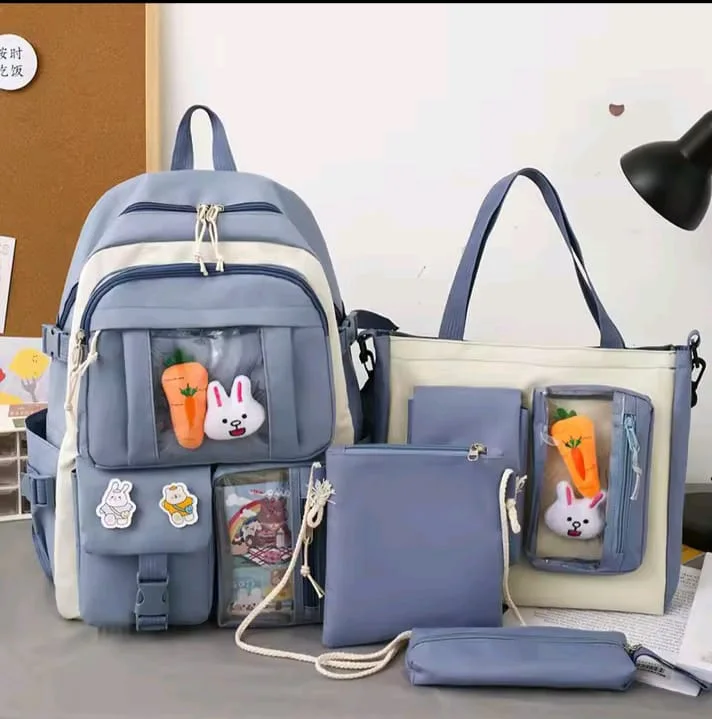 حقيبة لولي ستايل-5قطع في طقم واحد +  نونوس هدية+تخفيضات 24ساعة سارعو قيل نفاذ الكمية