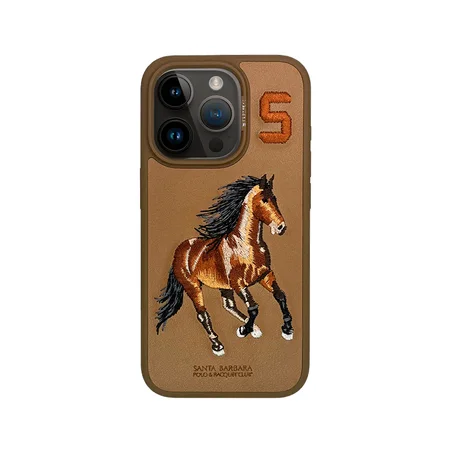 iPhone 14 Pro Max Coque - Santa Barbara Genuine Leather Case BORIS Series