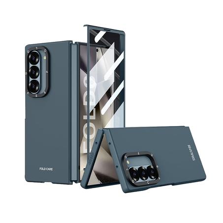 Z Fold 6 Matte Case  Ultra-Thin Raised Tempered Glass Screen Protector