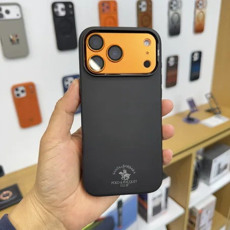 iPhone 17 Pro Max Original Santa Barbara Polo Racquet Club SIMON SERIES - (BLACK)