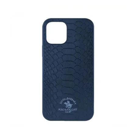 iPhone 12 Pro Max - Santa Barbara Genuine Leather Case KNIGHT Series (BLUE)