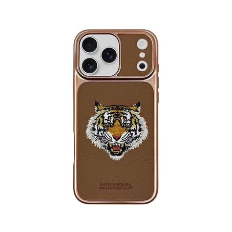 iPhone 17 Pro Max Original Santa Barbara Polo Racquet Club SAVANNA Tiger - (BROWN)