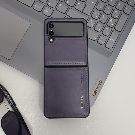Coque Premium En Cuir pour Samsung Z Flip