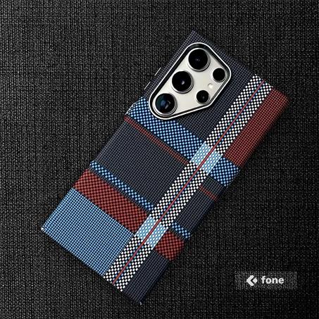 Fiber Texture with Magsafe Samsung Case - Radium -