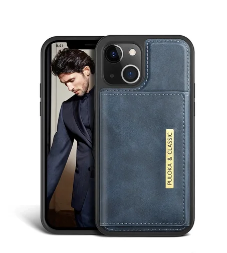 Coque magnétique avec portefeuille détachable en cuir iPhone 12 Pro Max