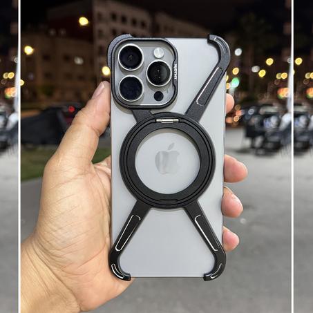 Magnetic Metal X Frame iPhone Case