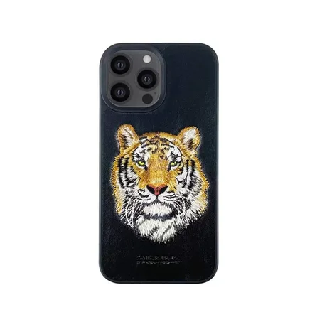 iPhone 12 Pro - Santa Barbara Genuine Leather Case SAVANNA Series (TIGER)