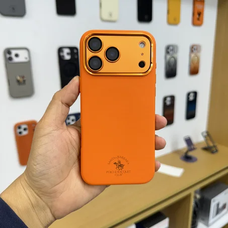 iPhone 17 Pro Max Original Santa Barbara Polo Racquet Club SIMON SERIES - (ORANGE)