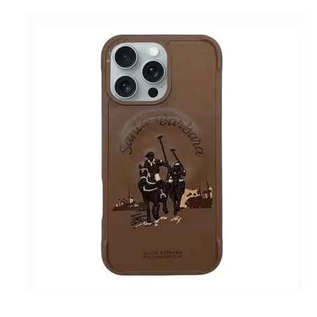 iPhone 16 Pro Max Original Santa Barbara Polo Racquet Club Virgil Series - Brown