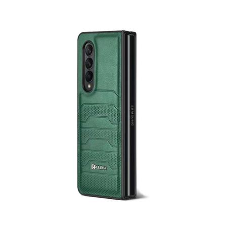 Coque de luxe en cuir pour Samsung Z Fold 3