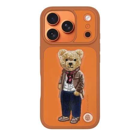 iPhone 17 Pro Max Original Zuck Bear LONDON CLASSIC SERIES - (ORANGE)
