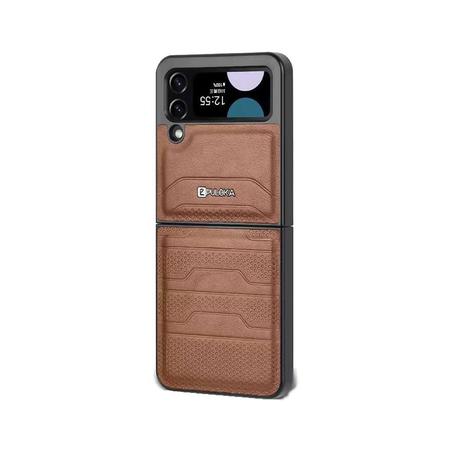 Coque de luxe en cuir pour Samsung Z Flip 3