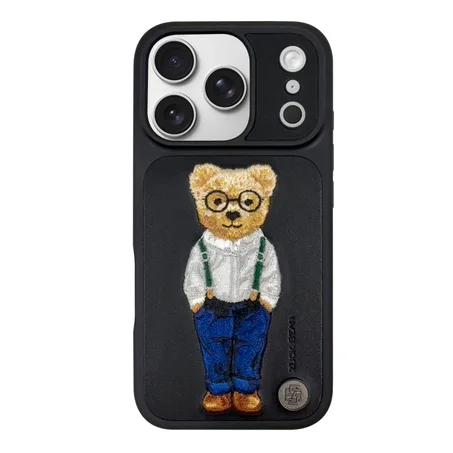 iPhone 17 Pro Max Original Zuck Bear LONDON CLASSIC SERIES - (BLACK)