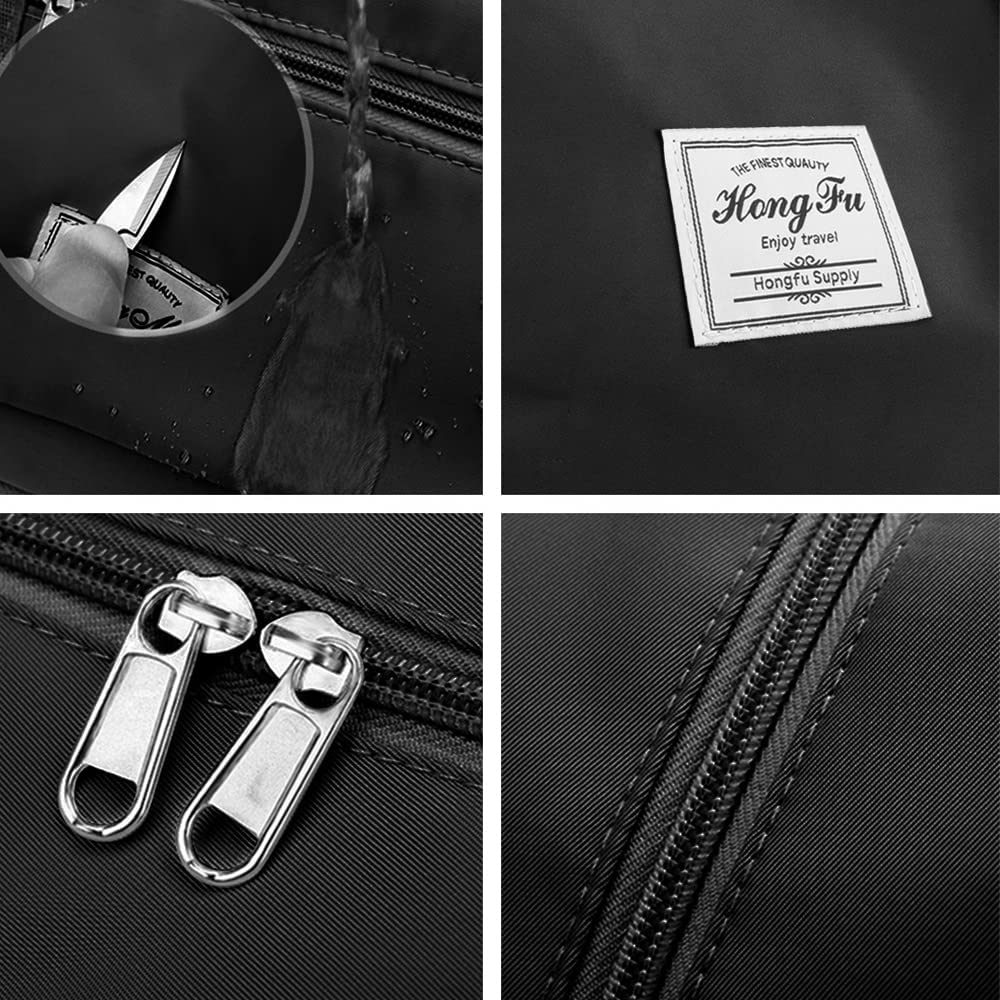 Sac de voyage pliable de grande capacité Sac fourre-tout Bordeaux