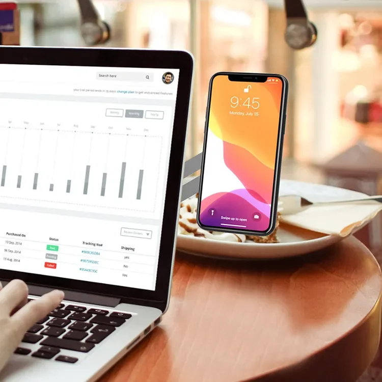 Support pliable de smartphone pour écran PC - T612