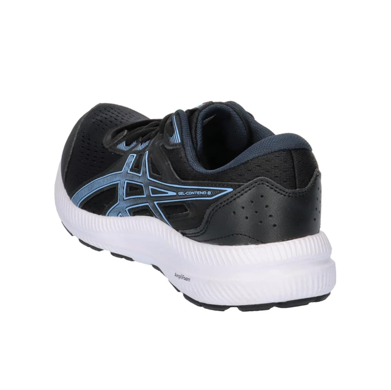 Asics GEL-Contend 8 Black Blue Bliss – Premium Comfort Running Shoes | M-Square Algeria