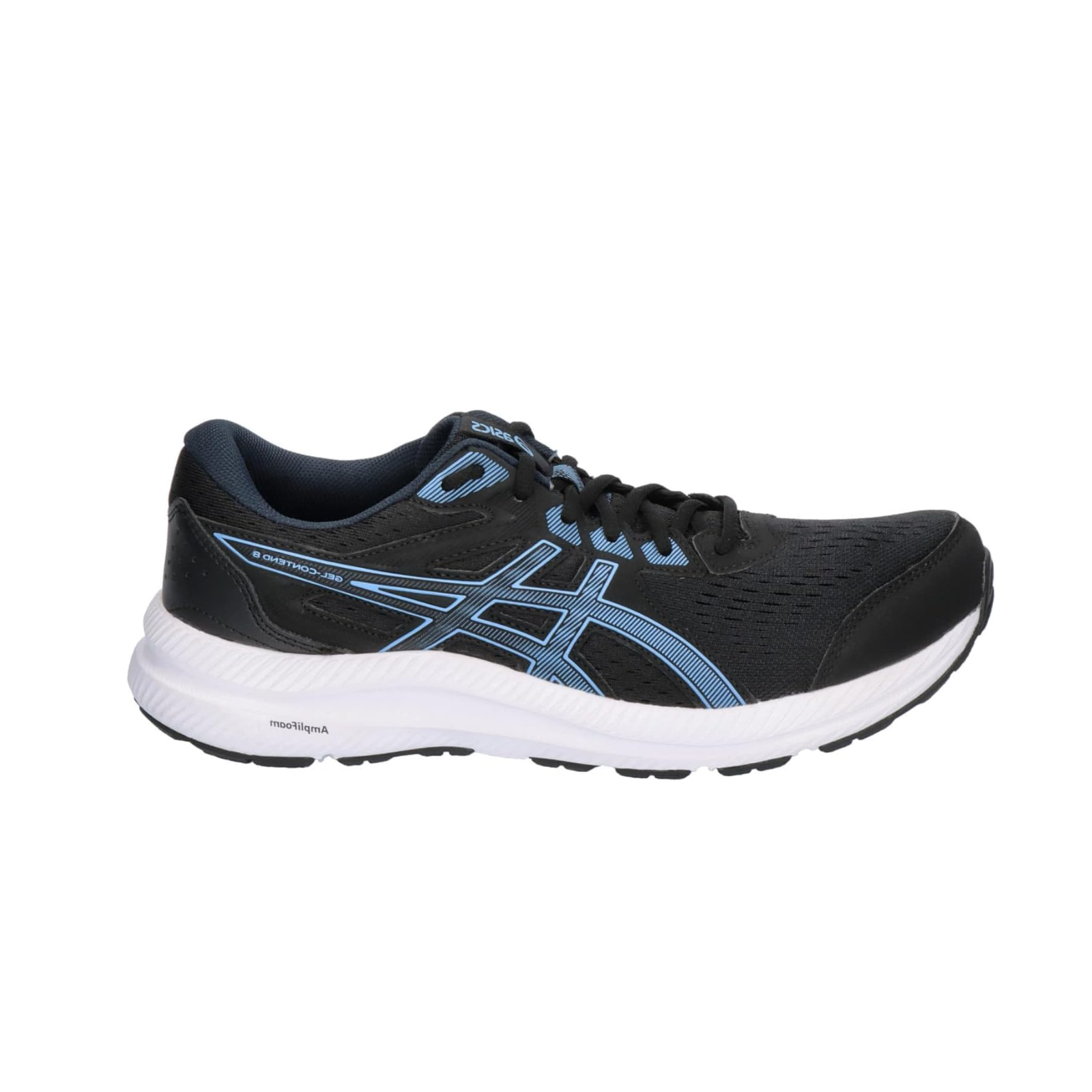 Asics GEL-Contend 8 Black Blue Bliss – Premium Comfort Running Shoes | M-Square Algeria