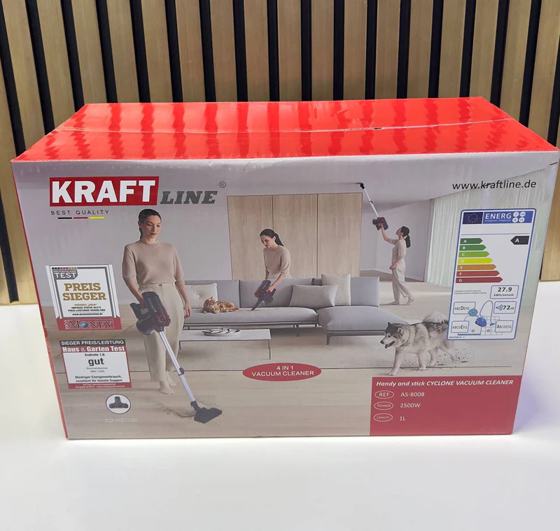 المكنسة الكهربائية الاصلية إسپيراتيور KRAFT الأكثر طلبا ومتعددة الاستعمالات بقوة 2000 واط و4 رؤوس بالاضافة الى علاقة : سيبور التعليق