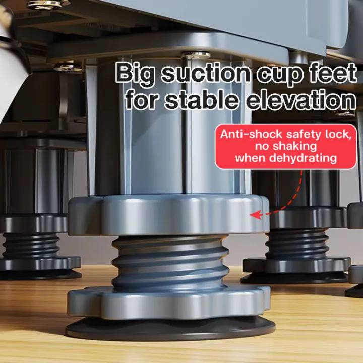 منصة دعم احترافية للغسالات والتلاجات – صامتة ومضادة للانزلاق