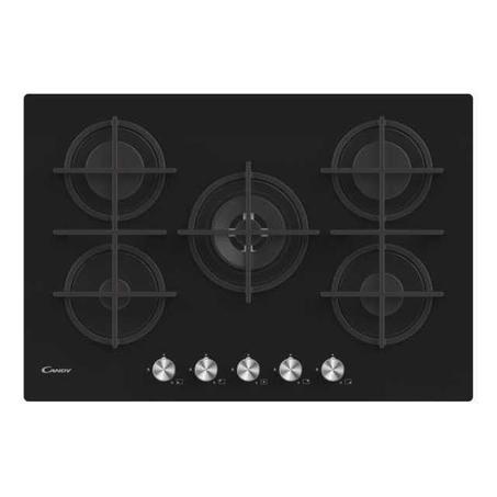 TABLES DE CUISSON 5 FEUX  verre CVG74WPB CANDY