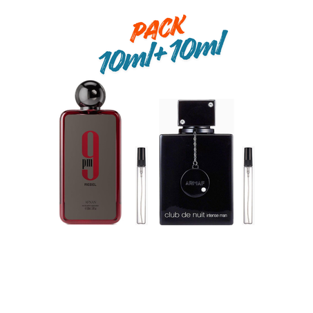 10ml club de nuit intense+10ml 9pm rebel