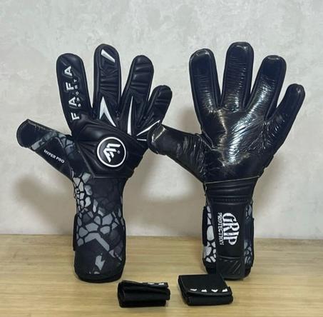 FAFA GANTS FOOTBALL DE GARDIEN DE BUT PROFESSIONEL NOIR