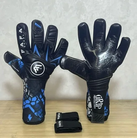 FAFA GANTS FOOTBALL DE GARDIEN DE BUT PROFESSIONEL BLEU