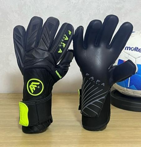 FAFA GANTS FOOTBALL DE GARDIEN DE BUT PROFESSIONEL NOIR