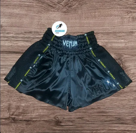 VENUM MUAY THAI SHORT-BLACK CLASSIC