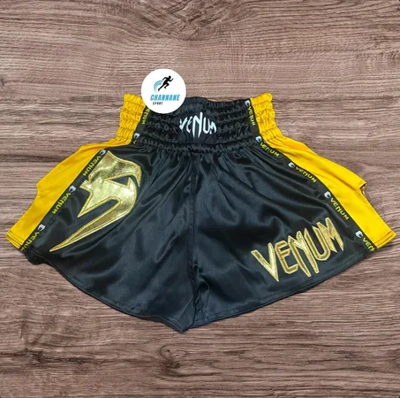 VENUM MUAY THAI SHORT-BLACK GOLD