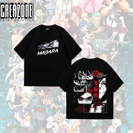 تيشيرت Madara — ستايل أنمي ناروتو لعشاق الشارينغان