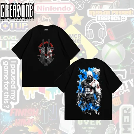 تيشيرت God of War — ستايل المحارب كريتوس الأسطوري