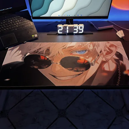 Mousepad gojo satoru white