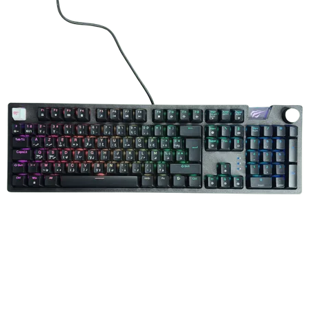 keyboard havit kb08l red switches 100%