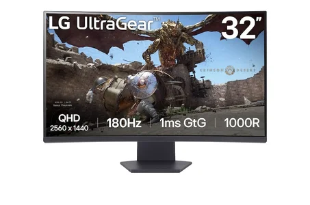 MONITOR LG ULTRA GEAR 32GS60QC 2K CURVED