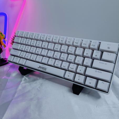 Mechanical keyboard JEDEL KL-69 WHITE / WHITE