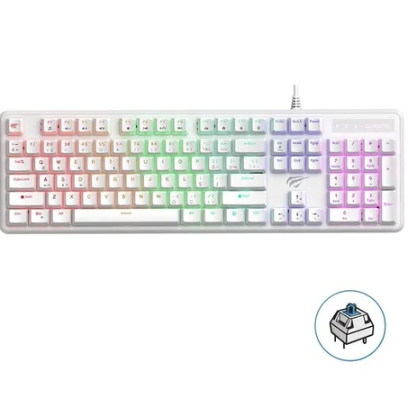 Keyboard HAVIT KB870L BLUE STWITCHES