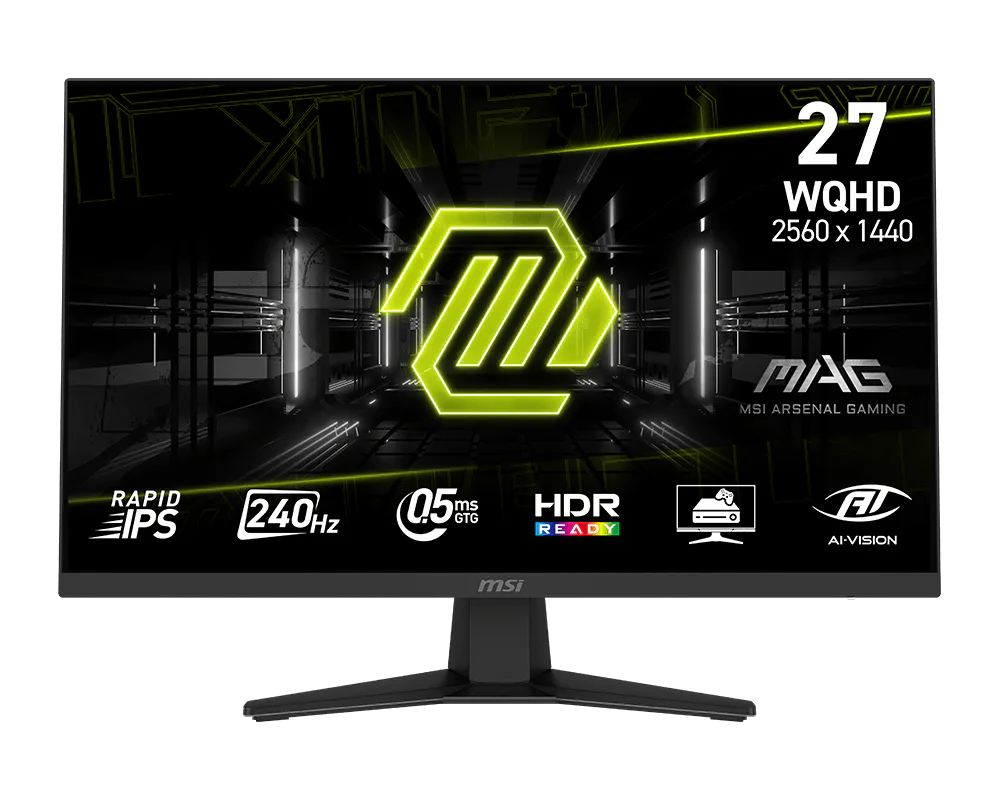 MOINITOR MSI MAG 274QF X24 2K 240HZ 27P 130SRGB 0.5MS