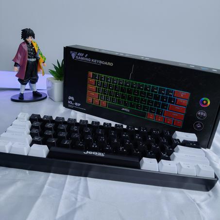 Mechanical keyboard JEDEL KL-69 BLACK / WHITE