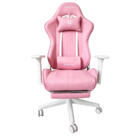 pink golden shop chair