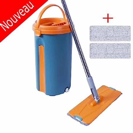 ممسحة التنظيف الذاتي بدون استخدام اليدين مع ممسحتين إضافيتين